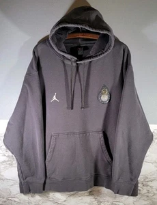 Nike Flight Air Jordan AJ 4 Legacy Pullover Sudadera con Capucha Gris/Para Hombre Talla 3XL  - Imagen 1 de 7