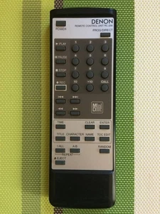 Denon MD Deck DMD055 DMD075E Remote Control RC0256 Tested No Batteries Used - Picture 1 of 5