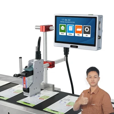 12.7mm automatic online inkjet printer does not include conveyor printing code - Image 1 of 4