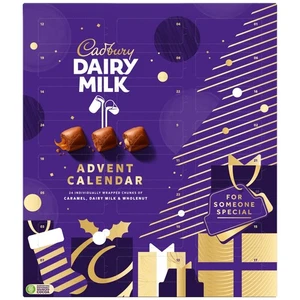 Cadbury Dairy Milk Chunks Adventskalender Xmas Countdown Adventskalender 258g - Bild 1 von 7