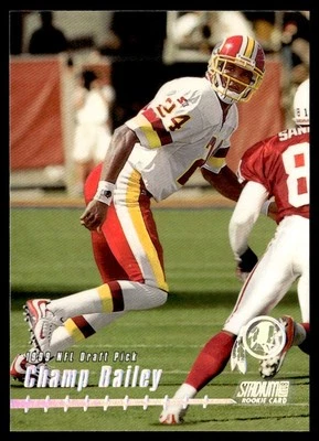 1999 TOPPS STADIUM CLUB CHAMP BAILEY ROOKIE SEATTLE SEAHAWKS #153 - Image 1 of 2