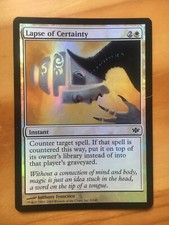 Mtg conflux lapse of certainty foil sp (see pics)