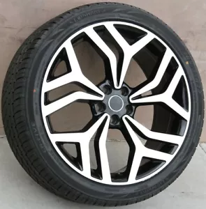 Set(4) 22" 22x9.5 5x120 Wheel/Tire Pkg Range Rover Sport HSE Autobiography SVR - Picture 1 of 4