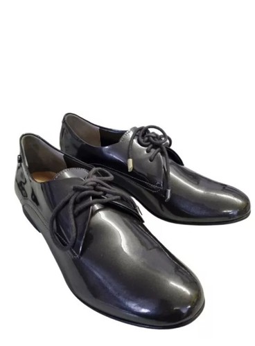 VANS Scarpe Van Dal eleganti stringate con tacco in vernice Cagney Storm TAGLIA EU 41 REF SH1