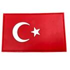Türkei türkische Flagge im Dunkeln leuchten Airsoft PVC Moral Cosplay Fan Aufnäher