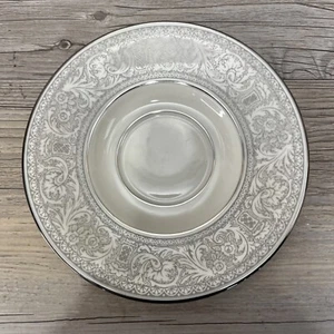 Vintage Franciscan Masterpiece Gray Renaissance Gold Trim China Saucer - Picture 1 of 3