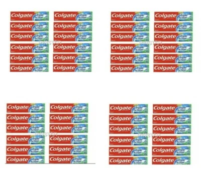 48  x Colgate Triple Action Fluoride Original Mint Toothpaste 100ml BULK JOBLOT - Image 1 of 3