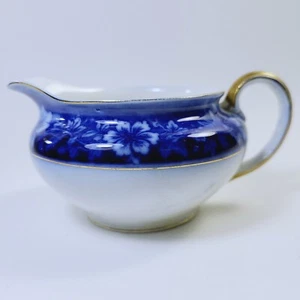 Crema de Porcelana Flow Azul Turín Johnson Brothers Inglaterra De Colección - Imagen 1 de 7