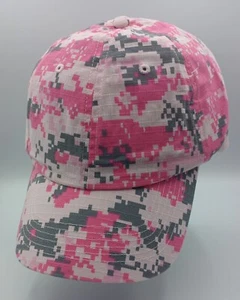 LOT OF 17 @ $5/ea. Port Authority C925 🩷 Digital Pink 🩷 Ripstop Camouflage Cap - Picture 1 of 4