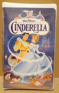 VHS Walt Disney’s Masterpiece Cinderella Factory Sealed Stock Number 5265A 5265B - Picture 1 of 7