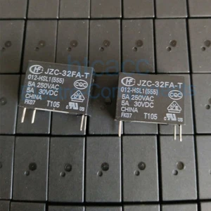 Relé de propósito general JZC-32FA-T 012-HSL1 (555) HongFa 5A 12VDC 4 pines 10 un. - Imagen 1 de 1