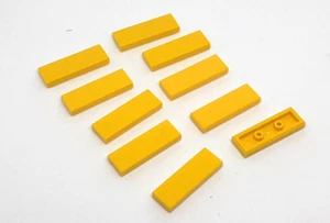 10 x Lego® Fliese Kachel 3x1 63864 gelb 3x1 glatt - Picture 1 of 1