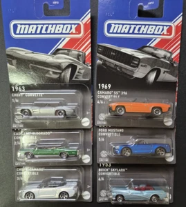 Matchbox serie convertibile americana 2024 - set 6 auto esclusivo Walmart - Foto 1 di 7