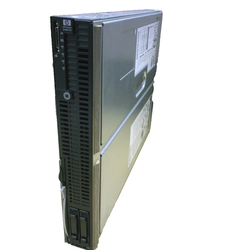 HP 492334-B21 BL680c G5 E7450 2.4GHz 6C (2P) 8GB P400i/256MB Blade Server - Image 1 of 2