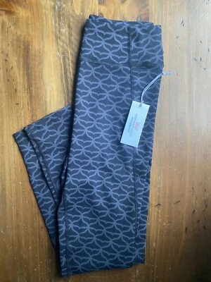 Nuevo Leggings Pantalones Negros Niñas Medianos (10/12) Vineyard Vines Performance Foto 1 de 4