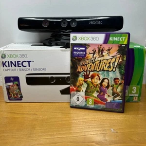 Kinect Xbox 360 Slim Microsoft Originale con SCATOLA + Kinect Adventures! gioco - Imagen 1 de 7