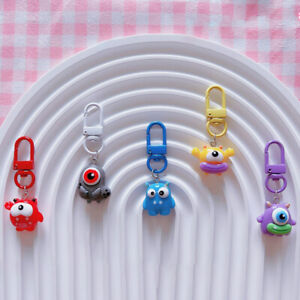 Cartoon Little Monster Key Chains Backpack Car Decor Pendant Accessries Gift