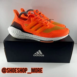 ✅ BNIB Adidas Ultraboost 21 FZ1920 Orange Mens UK 8.5 US 9 EU 42 2/3 Boost 📦 - Picture 1 of 5