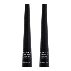 Revlon Liquid Eyeliner, ColorStay Eye Makeup, Waterproof, Smudgeproof, Pack of 2 - Picture 1 of 5
