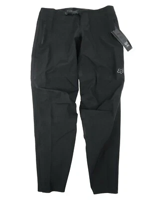 Calça feminina Fox Racing Defend 3L impermeável mountain bike tamanho médio preta - Imagem 1 de 4