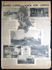 1907 Newspaper Sunday Feature Page - Edward C. Converse Conyers Mansion Complete - Picture 1 of 1