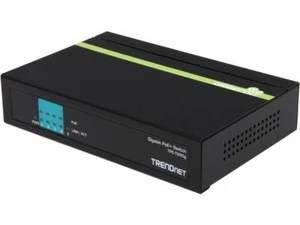TRENDnet 5-Port Gigabit PoE+ Switch, 31 W PoE Budget, 10 Gbps Switching - Picture 1 of 5