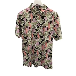 Bad Birdie Hula Girl Hawaii Poloshirt Größe L - Bild 1 von 11