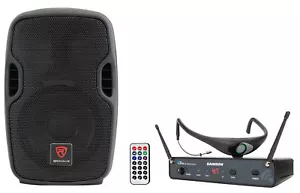 Samson Airline 88 Wireless Headset Mic+8" Bluetooth Speaker 4 Yoga/Spin/Pilates - Picture 1 of 12