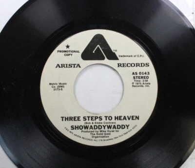 Rock Promo 45 Showaddywaddy - Three Steps To Heaven / Three Steps To Heaven On A - Image 1 of 2