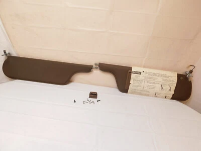 1978 Ford Thunderbird Mercury Cougar Sun Visor Set Brown Lighted Factory Paper - Imagem 1 de 4