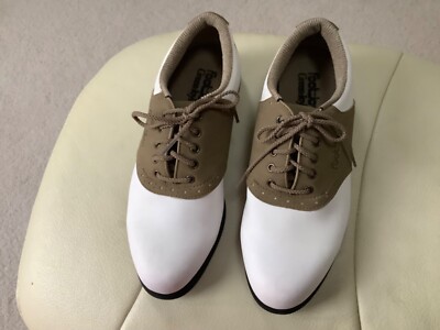Chaussures Golf FootJoy Greenjoys – Homme – Blanc – Taille 11 US (44.5 EU) – Cuir – Neuf