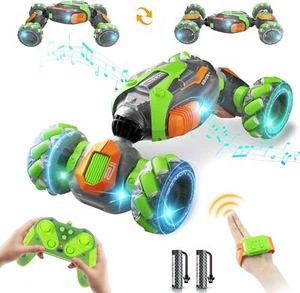 Gesto RC Coche de Acrobacias Juguetes 4x4 Detección de Gestos Rotación 360° con Luces Música - Imagen 1 de 6