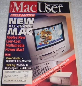 Mac User Magazine June 1995 Apple's Multimedia Power Mac - Picture 1 of 1