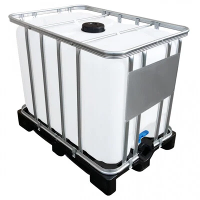 600l IBC Container Regenwassertank Wassertank ECOline auf PE-Palette NEU - Bild 1 von 4