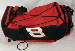 dale earnhardt jr duffle bag tote storage shoulder red zippered pockets netting - Picture 1 of 9