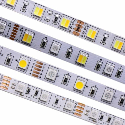 SMD 5050 RGB CCT LED Strip Waterproof DC 12V 24V CCT RGBW RGBWW string 5m - Image 1 of 4