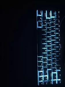 ROYAL KLUDGE RK61 Wireless Mechanical BLUE SWITCH Keyboard Yellow Backlight - Picture 1 of 7