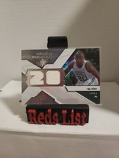 2008-09 SPX Ray Allen Winning Materials Dual Jersey Number # WMI-RA Celtics FHOF