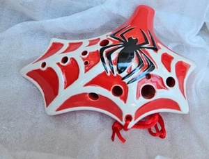 Marvel Spider-Man Ocarina Flute like Instrument 12 Hole Ceramics C Major - Picture 1 of 3