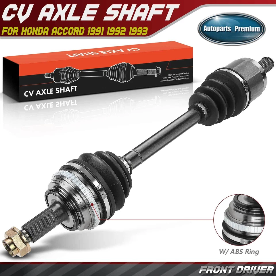Conjunto de eje CV del lado del conductor delantero para Honda Accord 1991 1992 1993 transmisión manual Foto 1 de 4