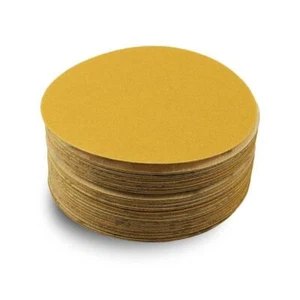 5 Zoll Haken und Öse Gold Schleifscheiben, 50er Pack - Bild 1 von 12