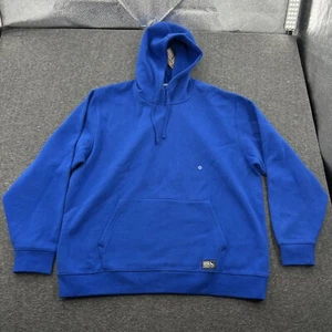 EDDIE BAUER Signature Fleece Pullover Hoodie Men's Size XL Blue LS NEW NWT - Picture 1 of 12