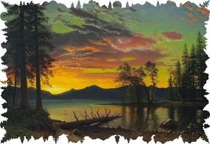 Twilight, Lake Tahoe (481 Stück Holzpuzzle) - Bild 1 von 7