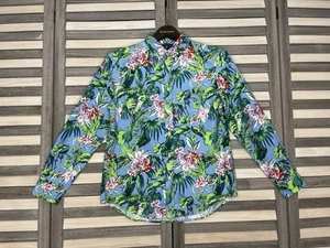 Polo Ralph Lauren Youth Classic Fit Button Down Long Sleeve Floral Shirt Large - Picture 1 of 8