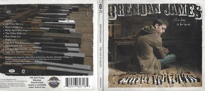 BRENDAN JAMES "THE DAY IS BRAVE" CD VERY GOOD SIGNED AUTOGRAPHED - Image 1 of 2