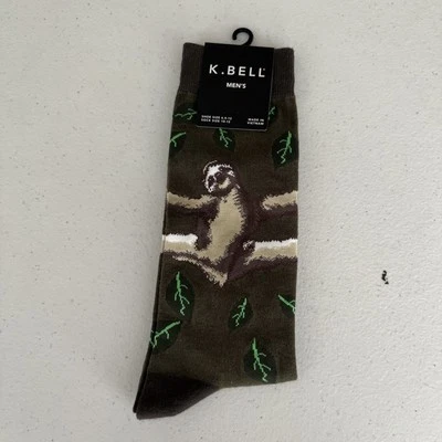 Calcetines Para Hombre HOT SOX 1 PR MarrónCON Diseño Suricata Nuevo Con Etiquetas Zapato Talla 6-12.5 Nuevo Con Etiquetas Foto 1 de 2