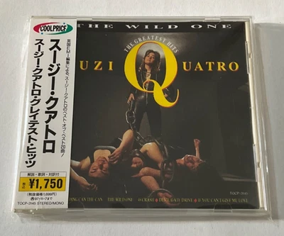 Suzi Quattro The Wild One Greatest Hits Japanese CD + OBI & Lyrics 1995 Reissue - Image 1 of 4