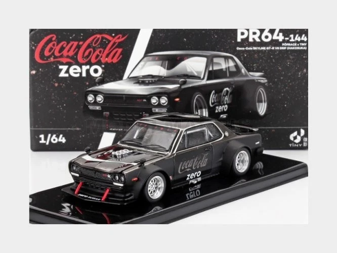 POP-RACE-LIMITED PR640144 NISSAN - SKYLINE GT-R V8 (R34) DRIFT HAKOSUKA COCA-COL