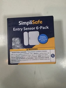 Simplisafe Entry Sensor 6-Pack NEW - Picture 1 of 4