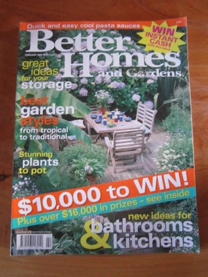 MAGAZINE BETTER HOMES AND GARDENS FEBRUARY 2004  GREAT * MUST SEE ** - Image 1 of 2
